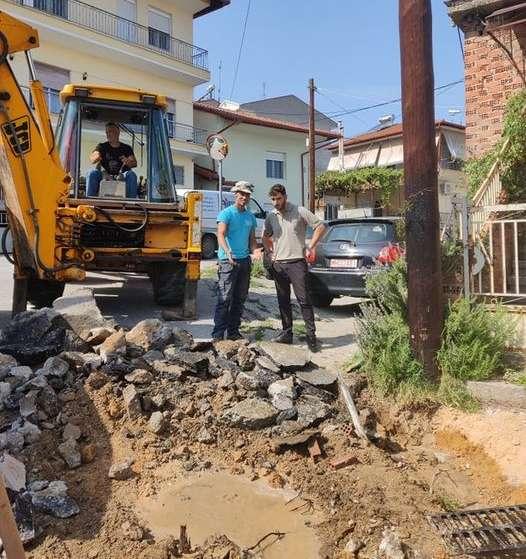 Αντιπλημμυρικές παρεμβάσεις από τη ΔΕΥΑ στη Νάουσα