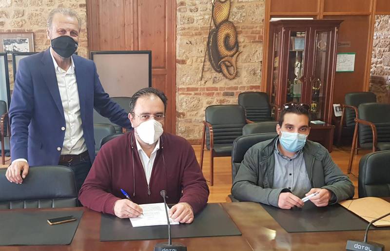 Προχωράει η διαμόρφωση χώρου πρασίνου στο Εργοχώρι
