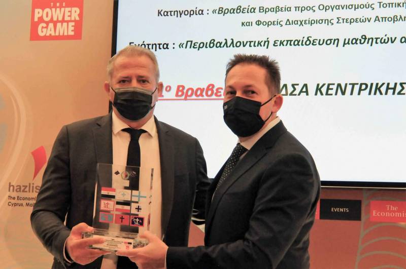 Μιχάλης Γεράνης: «Το βραβείο ανήκει σε όλη την Αυτοδιοικητική οικογένεια της Κεντρικής Μακεδονίας, τους 38 Δημάρχους, τους εργαζόμενους του ΦΟΔΣΑ»