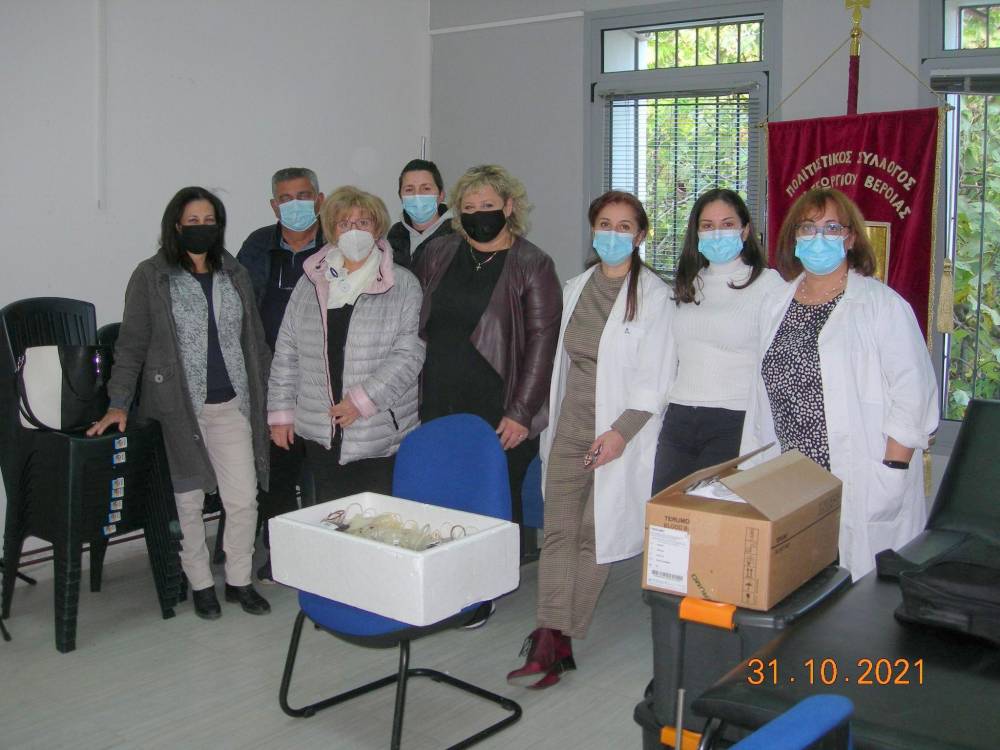 Με επιτυχία πραγματοποιήθηκε εθελοντική αιμοδοσία στον Άγιο Γεώργιο