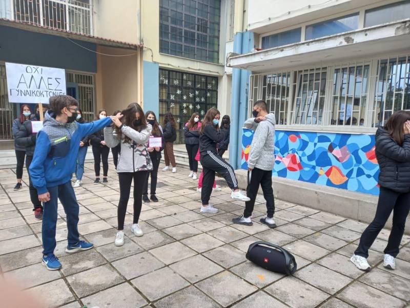 Δράση του Γυμνασίου Μακροχωρίου για την εξάλειψη της βίας κατά των γυναικών