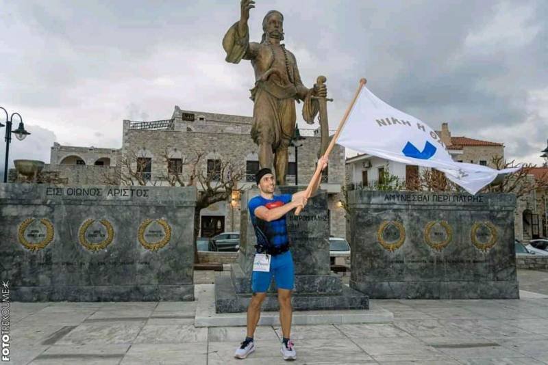 Πρώτος ο Βεροιώτης Ηλίας Καραϊωσήφ στον αγώνα υπεραπόστασης “3η Γύρα Μάνης”