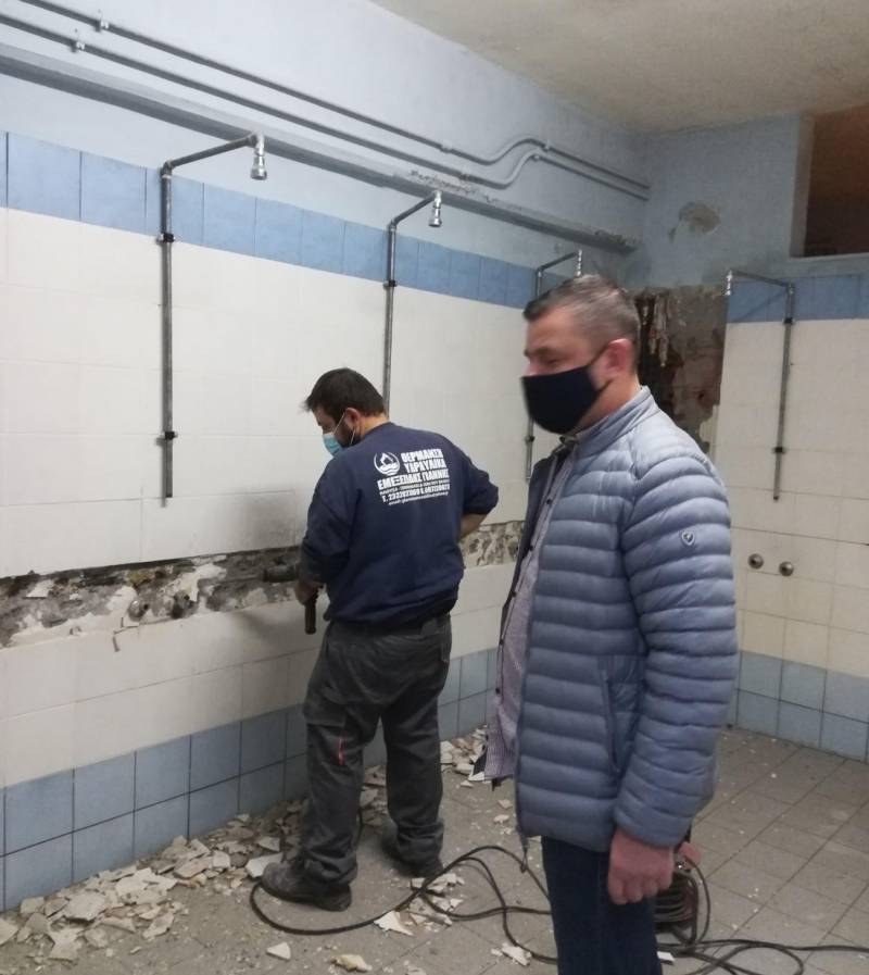 Ξεκίνησαν εργασίες συντήρησης σε υδραυλικές εγκαταστάσεις του Δημοτικού Κολυμβητηρίου Νάουσας