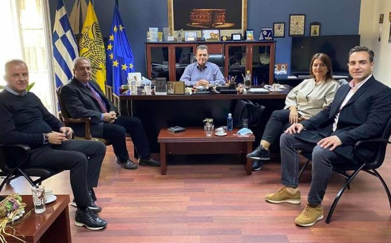 Οι πρόεδροι Νομαρχιακής και Τοπικών Επιτροπών της ΝΔ επισκέφθηκαν τον Αντιπεριφερειάρχη