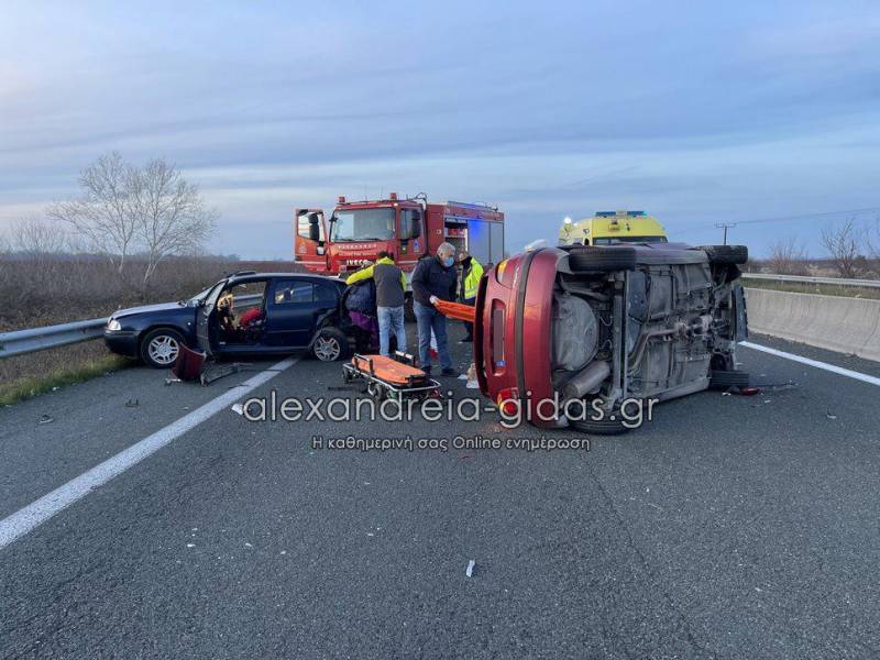 Δυο τροχαία στην Εγνατία ανήμερα των Χριστουγέννων