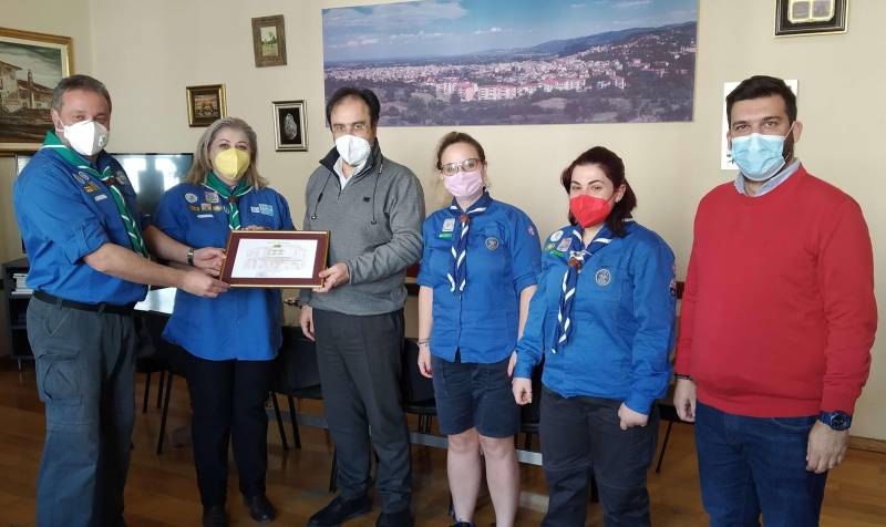 Βράβευση του 3ου Συστήματος Δασοπροσκόπων από τον Δήμαρχο Βέροιας