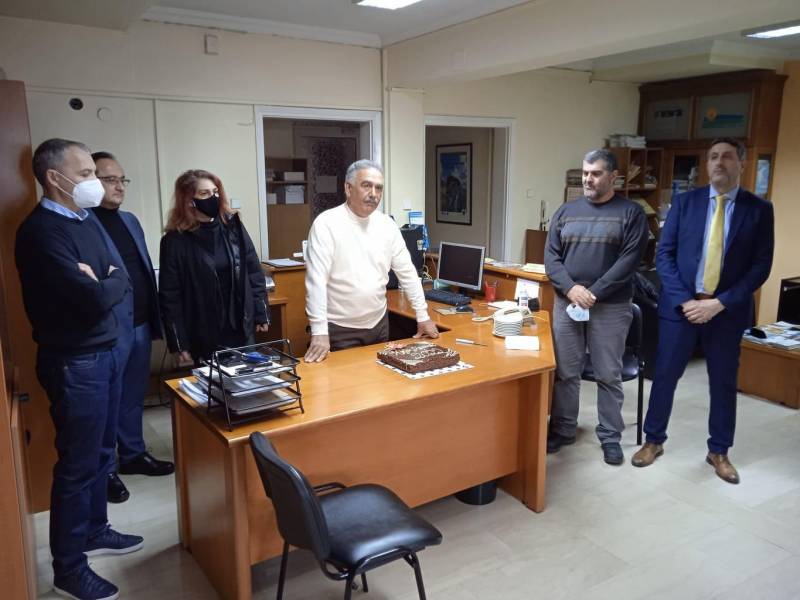 Οι εργαζόμενοι στην ΑΝ.ΗΜΑ. έκοψαν την βασιλόπιτα