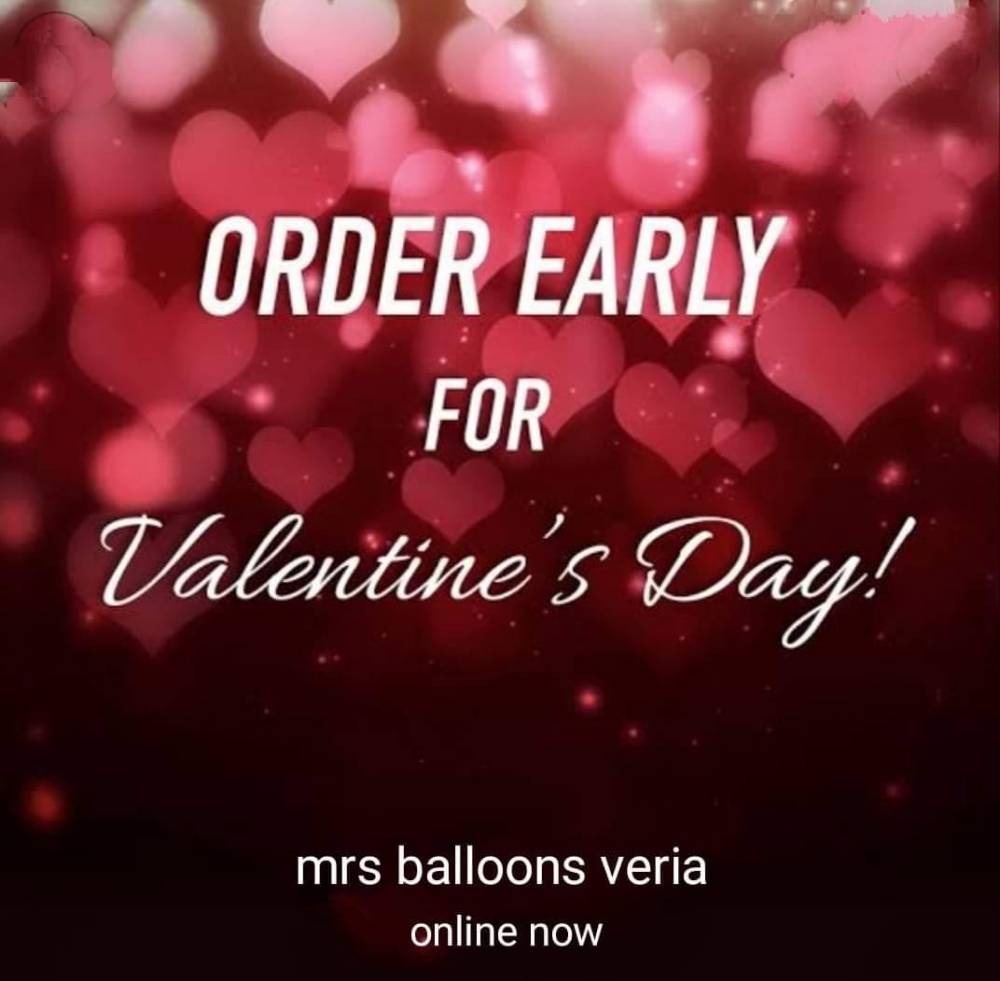 Happy Valentine’s Day με μπαλόνια από την Mrs Balloons Veria