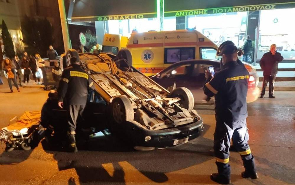 Κινηματογραφικό τροχαίο στην Βέροια (φωτογραφίες)