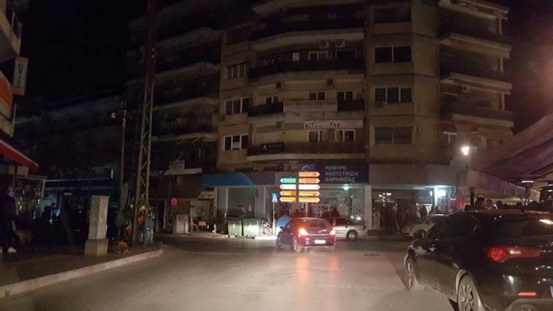Στο σκοτάδι το κέντρο της Βέροιας
