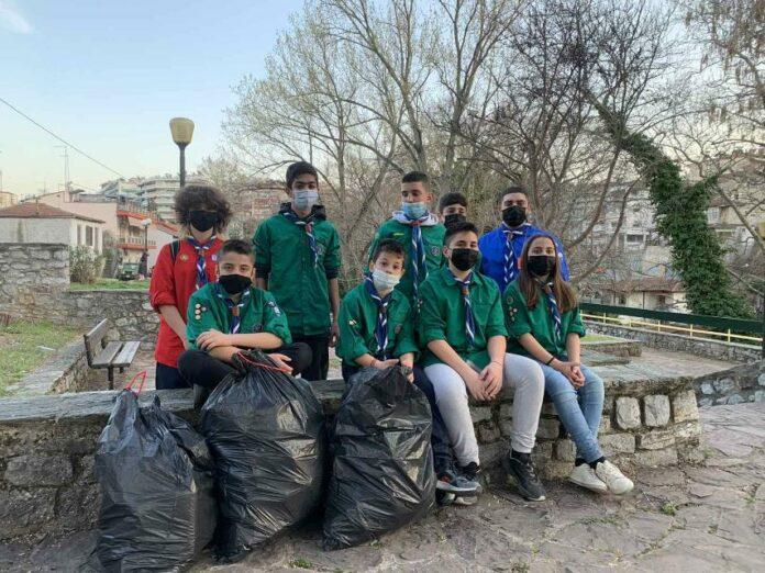 Δράση καθαρισμού από το 5ο Σύστημα Προσκόπων Βέροιας