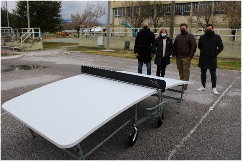 Δωρεά ενός πολυλειτουργικού τραπεζιού teqball lite στο ΚΑΠΑ Βέροιας