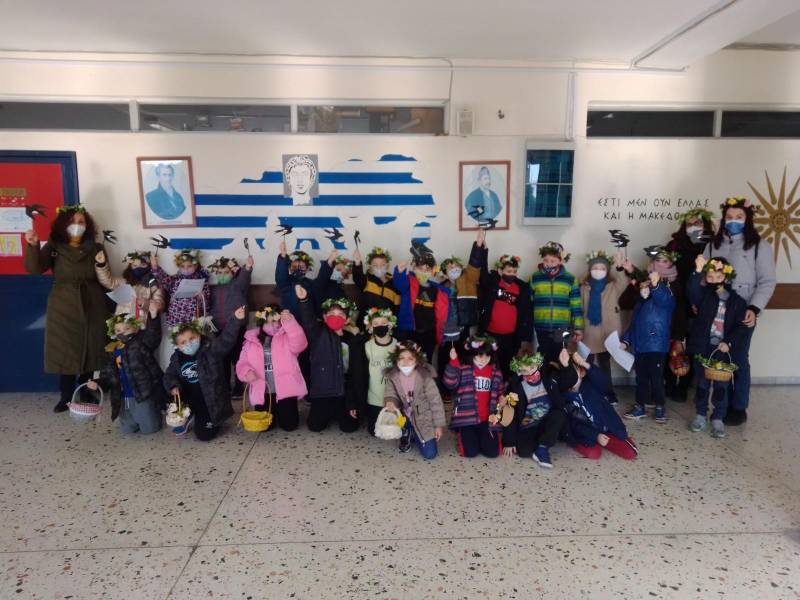 Χελιδονίσματα στο 8ο Δημοτικό Βέροιας