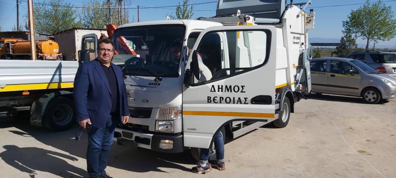 Ανανεώνεται και ενισχύεται ο στόλος της Δ/νσης Περιβάλλοντος – Καθαριότητας – Πολιτικής Προστασίας του Δήμου Βέροιας