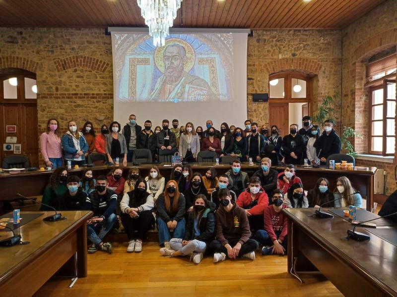 Μαθητές από Γερμανία και Ιταλία στο Δημαρχείο Βέροιας