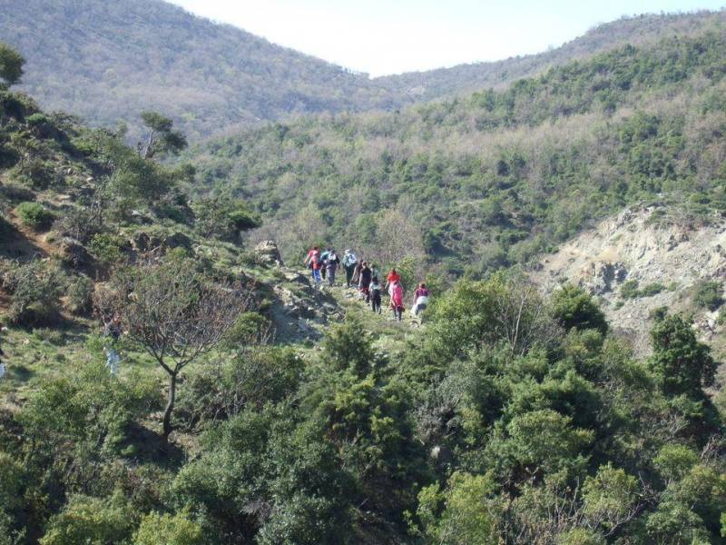Πεζοπορία από την Βεργίνα στο μοναστήρι των Αγίων Πάντων