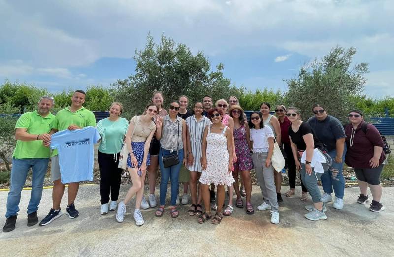 Φοιτητές Πανεπιστημίου της Βοστώνης επισκέφθηκαν το Ελαιοτριβείο Νταμπώσης