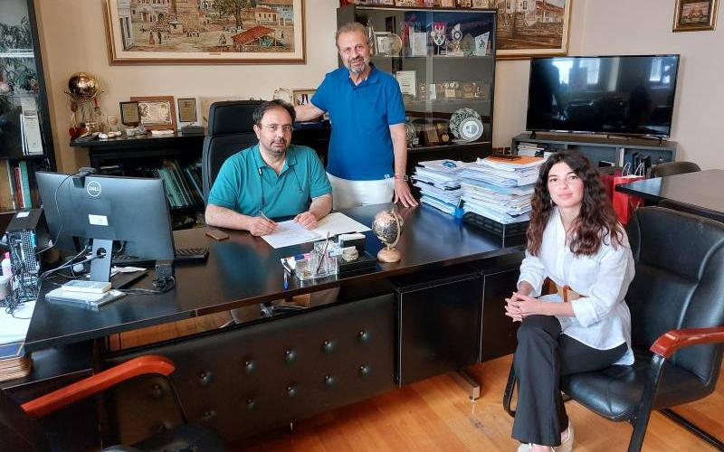 Δήμος Βέροιας: Υπογραφή σύμβασης για την ολοκλήρωση της κατασκευής ταμιευτήρα στην Χαράδρα