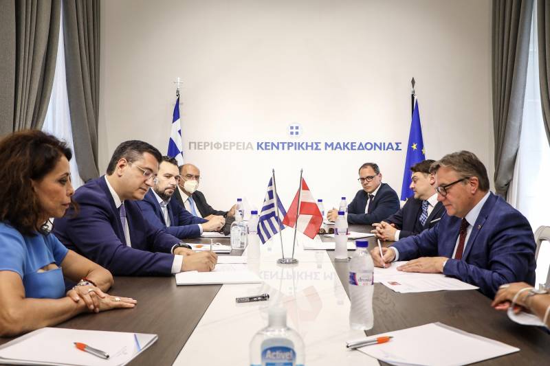 Α. Τζιτζικώστας και G. Platter υπέγραψαν σύμφωνο συνεργασίας μεταξύ των Περιφερειών Κ. Μακεδονίας-Tyrol