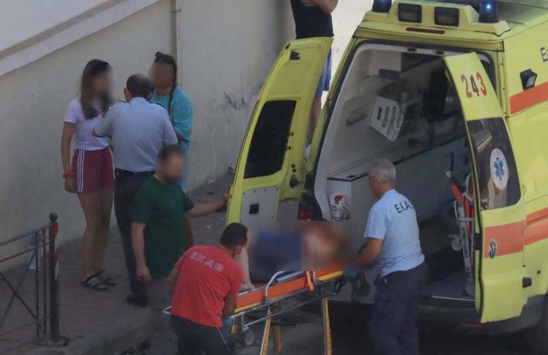 Βέροια: Σοβαρός ο τραυματισμός του οδηγού μοτοσυκλέτας