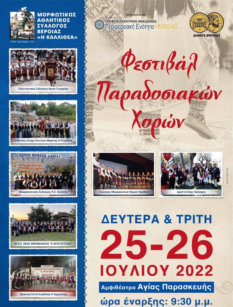 Φεστιβάλ παραδοσιακών χορών θα διοργανώσει η Καλλιθέα