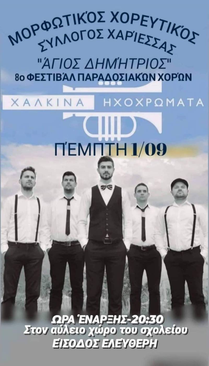 Ετήσιος χορός «Αγίου Δημητρίου» Χαρίεσσας