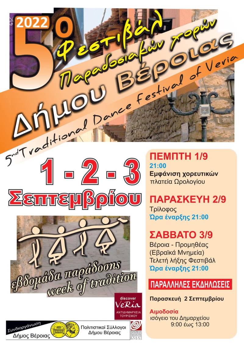 Συνεχίζεται στα Εβραίικα το Φεστιβάλ Παραδοσιακών Χορών του δήμου Βέροιας
