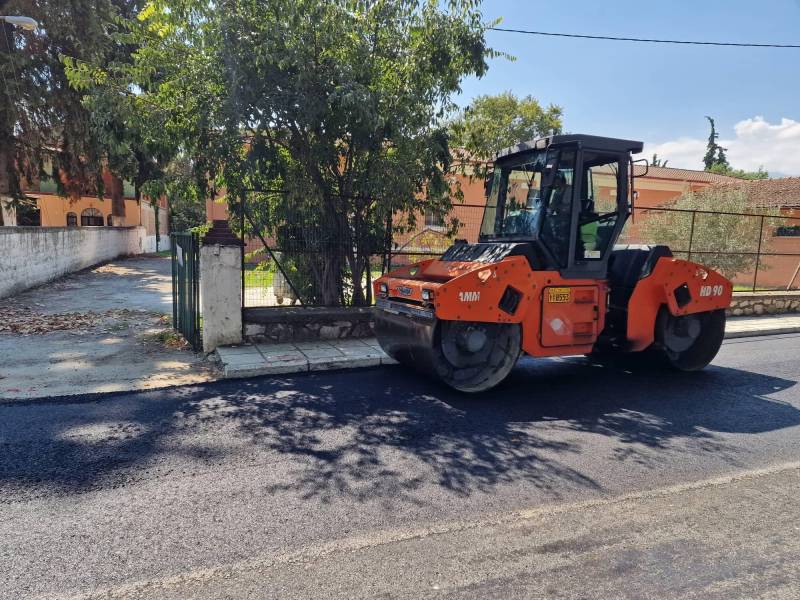 Ολοκληρώνονται οι εργασίες ασφαλτόστρωσης στον Κοπανό