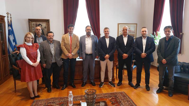 Αλβανική αντιπροσωπεία στον δήμαρχο Βέροιας