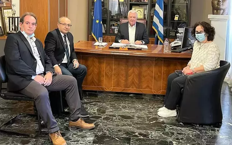 Επίσκεψη κλιμακίου του Κέντρου Υγείας Αλεξάνδρειας στον Δήμαρχο