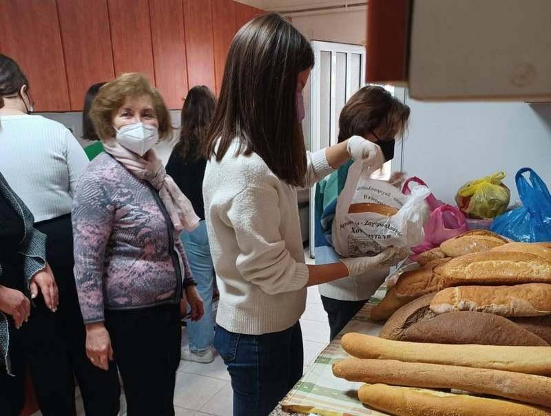 Επίσκεψη μαθητριών του 3ου ΓΕΛ Βέροιας στην Φιλόπτωχο