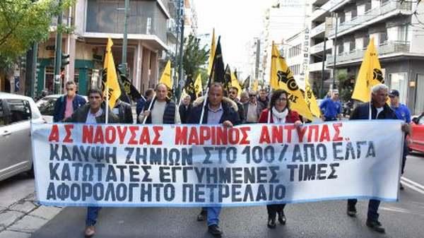 Αγροτική συγκέντρωση στην διασταύρωση της Νάουσας την Πέμπτη