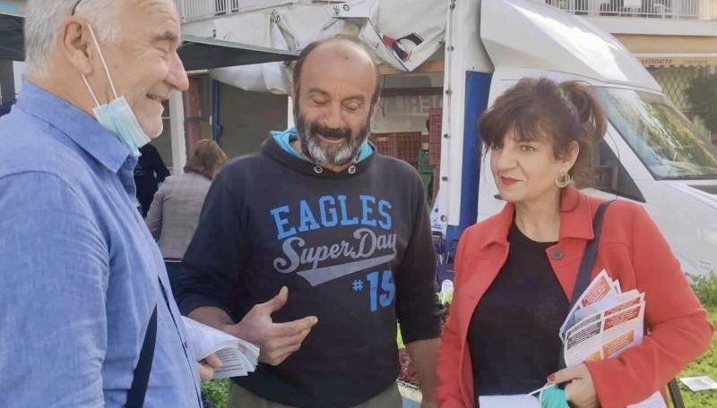 Καρασαρλίδου για λαϊκές αγορές Νάουσας & Βέροιας: Κοινός τόπος η αγανάκτηση για τον επικίνδυνα μειωμένο τζίρο