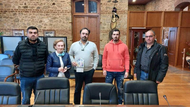 Η νέα διοίκηση του Πολιτιστικού Συλλόγου Κουλούρας συναντήθηκε με τον δήμαρχο Βέροιας