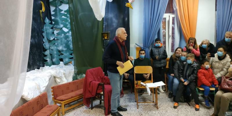 Με τον Γιώργη Μελίκη έκλεισε ο «Δεκέμβρης των παραμυθιών» στο Δημοτικό Σχολείο Κουλούρας