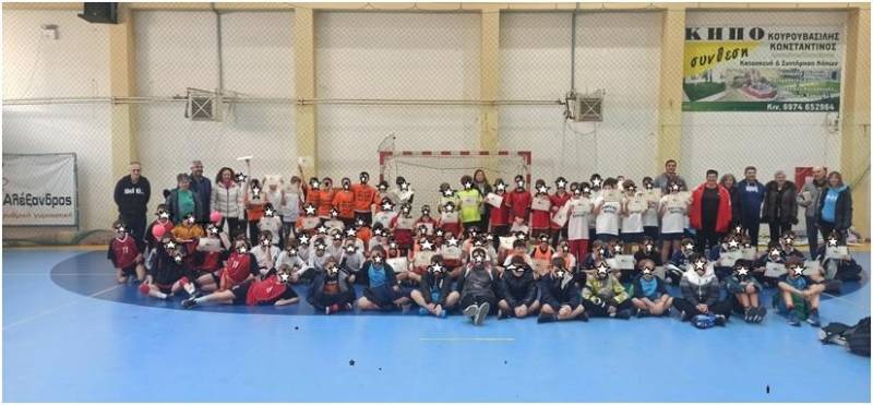 Αγώνες χάντμπολ δημοτικών σχολείων πραγματοποιήθηκαν στην Βέροια