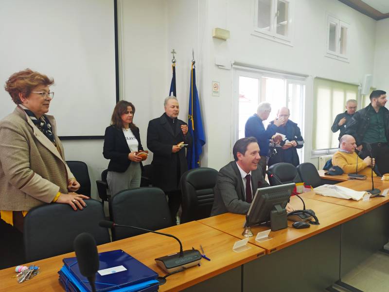 Κοπή Βασιλόπιτας της Δημοτικής Αρχής με τους υπαλλήλους του Δήμου Νάουσας
