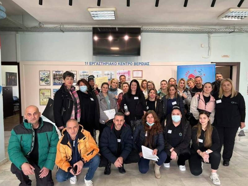 Εκπαίδευση Α’ Βοηθειών στο 1ο Εργαστηριακό Κέντρο Βέροιας