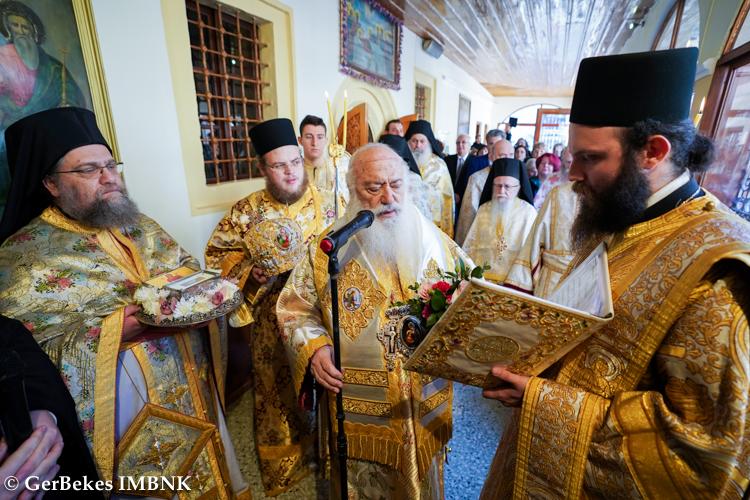 Με συγκίνηση τα θυρανοίξια του πρώτου Παρεκκλησίου προς τιμήν του Οσίου Γερασίμου του Υμνογράφου στη Νάουσα