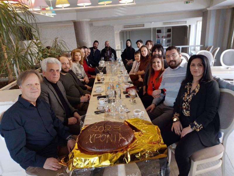Την βασιλόπιτα έκοψε ο Σύλλογος Ιδιοκτητών Κέντρων Ξένων Γλωσσών Ν. Ημαθίας