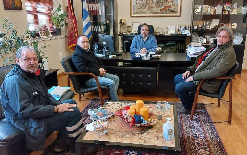 Συνάντηση Βοργιαζίδη με το Σωματείο Εργαζομένων ΕΚΑΒ Ημαθίας