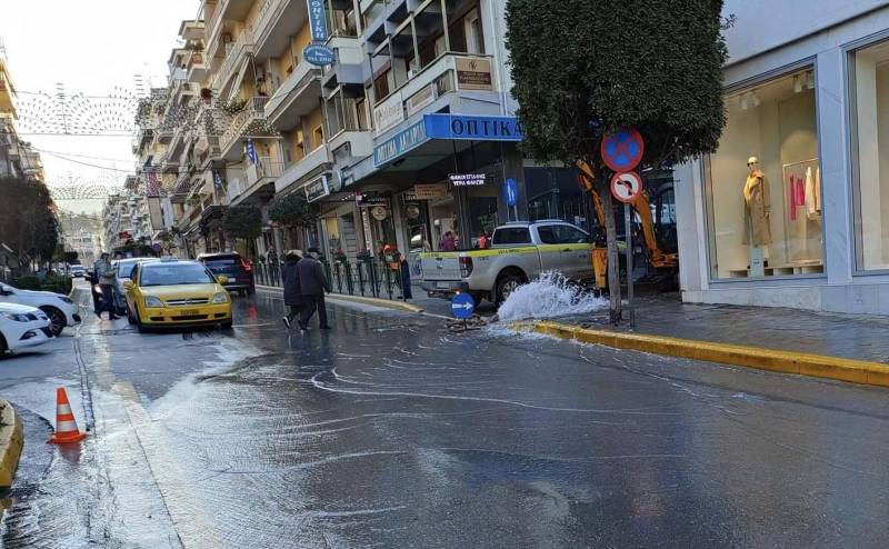Διακοπή νερού στο κέντρο της Βέροιας