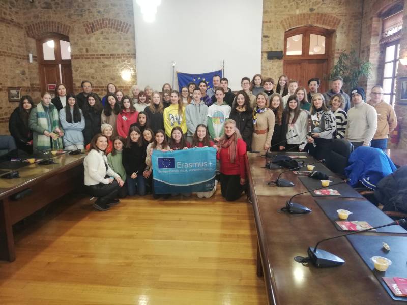 Ο δήμος Βέροιας υποδέχτηκε μαθητές και καθηγητές από Γερμανία, Ιταλία Λετονία και Ισπανία στα πλαίσια του προγράμματος Erasmus