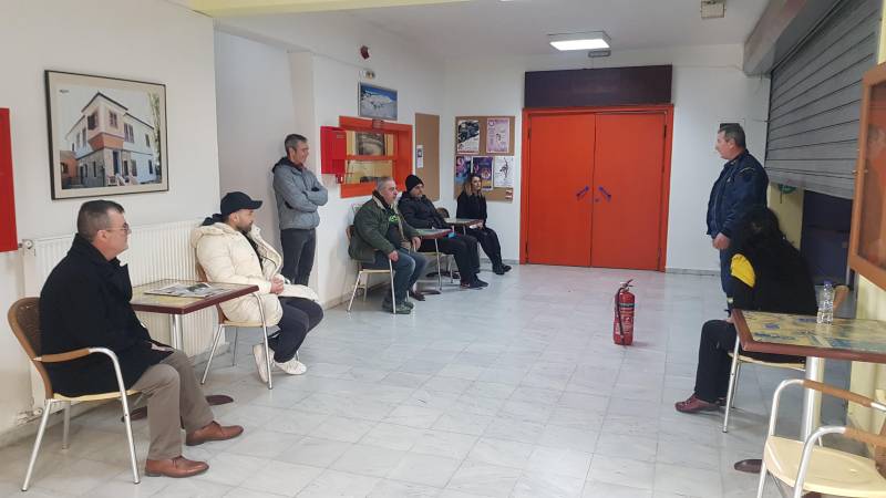 Άσκηση εκκένωσης χώρου στο Φιλίππειο γυμναστήριο