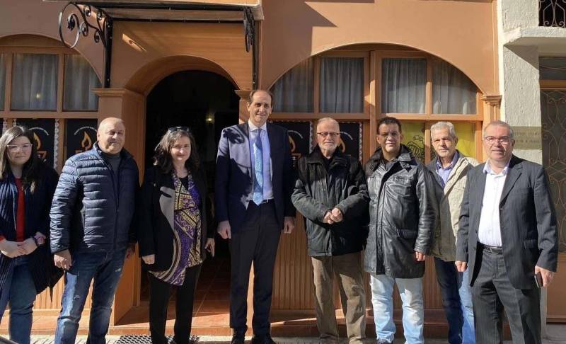Στο αρχοντικό Χατζίκου ξεναγήθηκε από τον Σύλλογο Μικρασιατών ο υφ. Απ. Βεσυρόπουλος