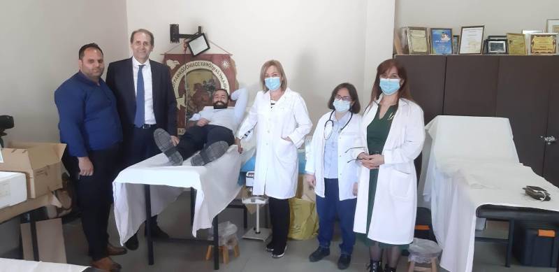 Εθελοντική αιμοδοσία πραγματοποίησε ο Λαογραφικός Όμιλος Καψόχωρας