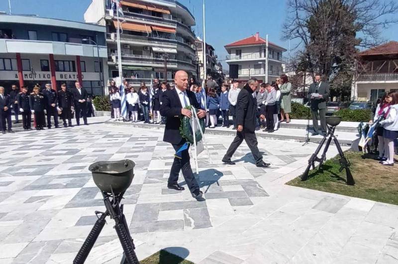 Κοτίδης: Τιμή και Μνήμη στην 25η Μαρτίου