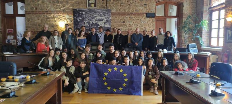 Μαθητές από Αυστρία, Γερμανία και Πορτογαλία στο Δημαρχείο Βέροιας