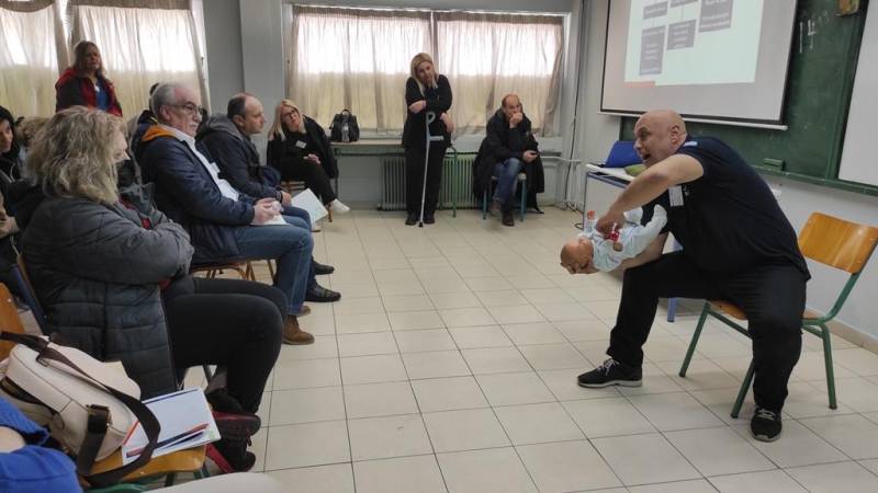 Ακόμη μια εκπαίδευση Α’ βοηθειών από το 1ο Εργαστηριακό Κέντρο Βέροιας