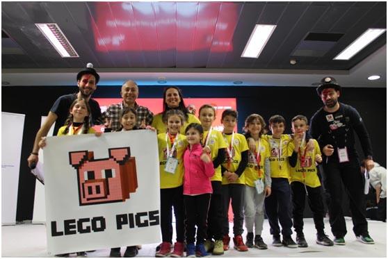 Πρόκριση της αγωνιστικής ομάδας LEGO PIGS στον τελικό του Διαγωνισμού Εκπαιδευτικής Ρομποτικής